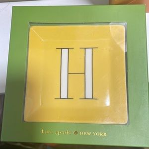 Kate Spade and Lenox jewelry and trinket tray